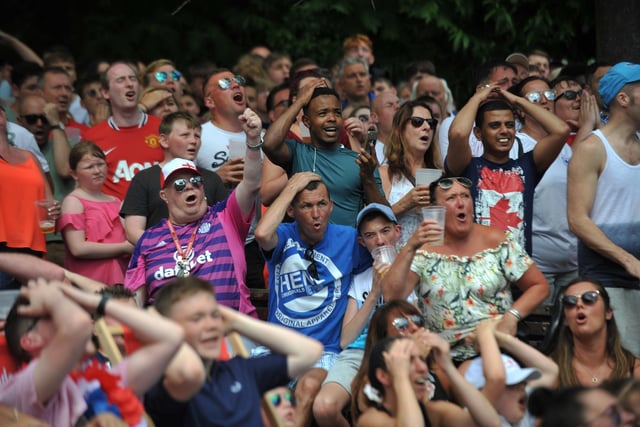 England fans go through all the emotions of a World Cup quarter final.