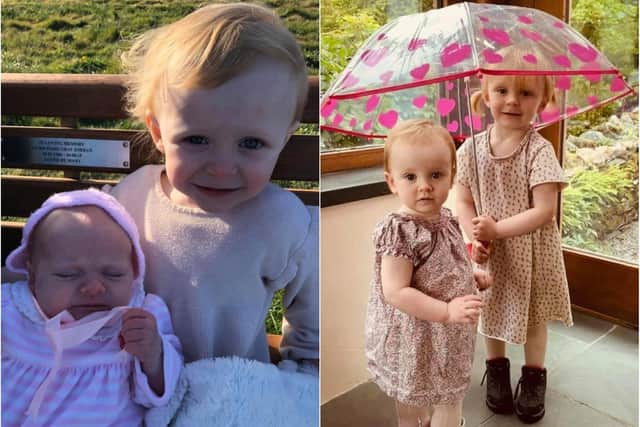 Richie and Carol's daughters, Quinn and Gray. Pictures: Carol King.
