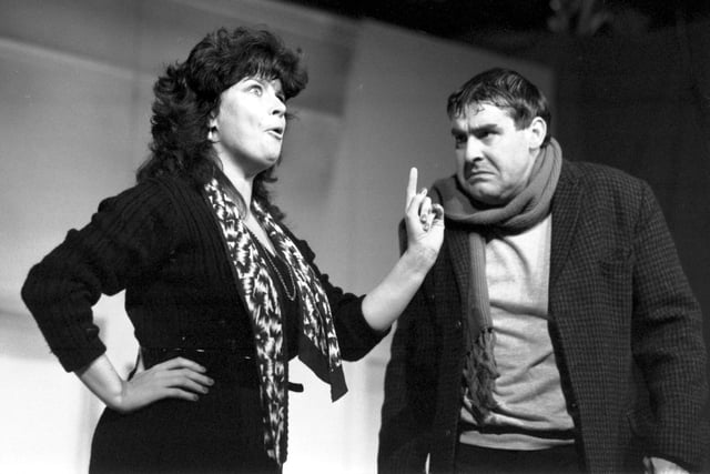 Borderline Theatre Company brought back 'Trumpets and Raspberries' to Moray House Theatre during Edinburgh Festival Fringe 1986 with Andy Gray and Elaine C Smith.