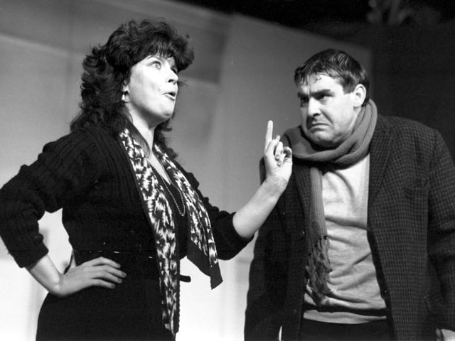 Borderline Theatre Company brought back 'Trumpets and Raspberries' to Moray House Theatre during Edinburgh Festival Fringe 1986 with Andy Gray and Elaine C Smith.