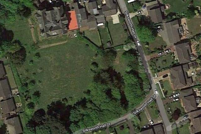 An aerial view from Google showing the site