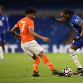 Silko Thomas of Chelsea during an FA Youth Cup sixth round match between Chelsea and Blackpool: Warren Little/Getty Images