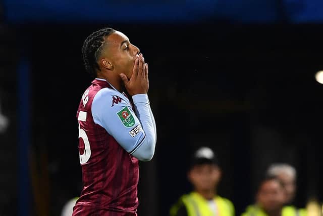 Aston Villa's English striker Cameron Archer