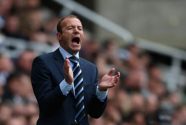 Former Newcastle manager Alan Shearer during the Barclays Premier League match between Newcastle United and Fulham.