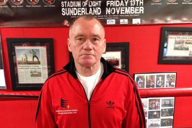 Boxing trainer John Pollock, who has lost his life to coronavirus aged 72.