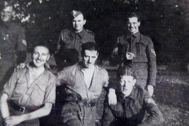 Some of the soldiers who served in the 125th Anti Tank Regiment.