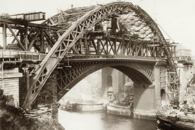Wearmouth Bridge in 1928.