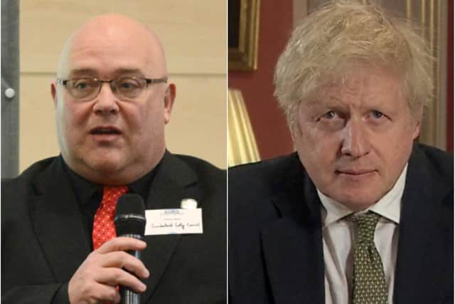 Sunderland City Council leader Councillor Graeme Miller, left, believes "dither and delay" by Prime Minister Boris Johnson, right, in ordering a new coronavirus lockdown has cost lives.
