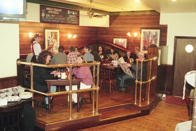 The new extension at Jonny Ringos Diner, pictured 25 years ago.