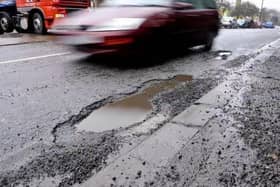 File picture of a pothole.