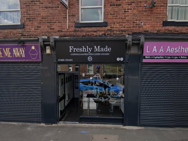 Freshly Made, at 3b Thompsons Buildings, Houghton-Le-Spring was awarded three stars on September 20.