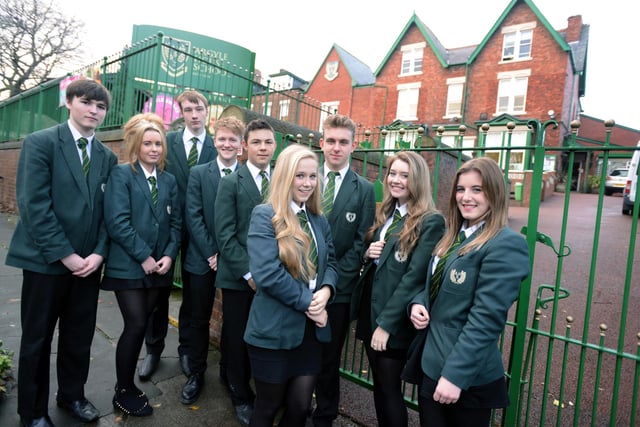 Pupils at Argyle House School celebrated the school's success in the GCSE league tables in 2014.