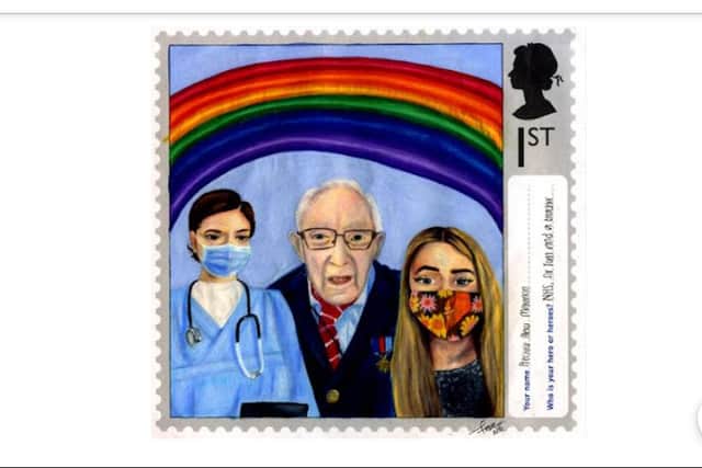Precious Alexis Maranon's stunning design could be on UK stamps in 2022.