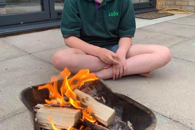 Emily, 8, from 4th Washington Scouts