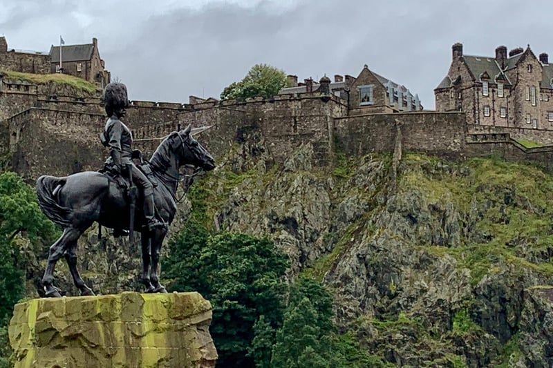 A picture of Edinburgh Castle taken from the city's Princes Street by Neil Craig.
