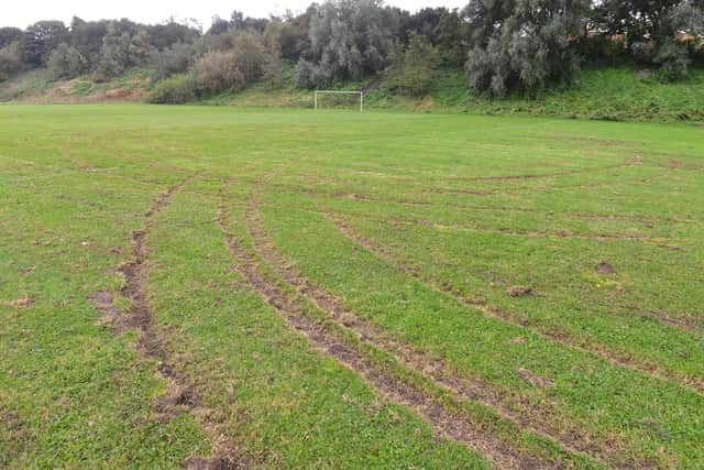 Sunderland RCA Junior Football Club and the City Council had hoped the installation of the football pitches would stop the land being illegally used by motor-cross and quad bike users.