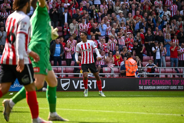 A well-placed header across goal from the teenager set up Abdoullah Ba for Sunderland’s second goal against Watford.