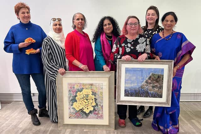 Women from Sangini and Sunderland Women’s Art Group have come together to create an exhibition to mark Sangini’s 20th anniversary.