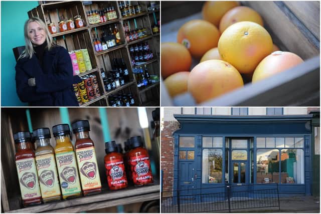 Inside the new Sunshine Co-operative in High Street West