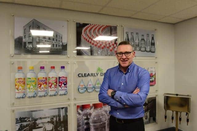 Mick Howard, CEO of Clearly Drinks