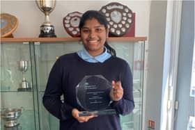 Josita Kavitha Thirumalai, who attends St Anthony’s Girls’ Catholic Academy and their mixed sixth form with St Aidan’s Catholic Academy was nominated for the 2021 Lord Glenamara Prize by her classmates and teachers.
