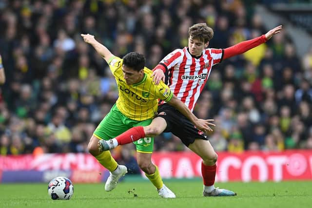 Edouard Michut playing for Sunderland against Norwich City. Picture by FRANK REID