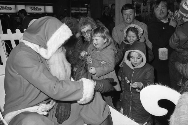 You never forget the shops of your childhood - and this 1980s trip to Littlewoods to see Santa was one these children will have remembered for a long time. Were you a staff member there?