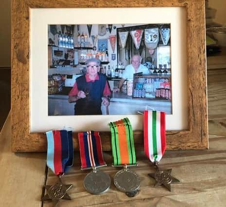 Barbara Priestman Academy pupil Harry Wilson's WW2 medals belonging to his great grandfather, also called Harry (pictured) Source: Harry Wilson