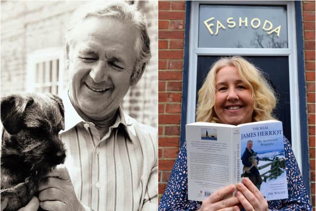 World famous author James Herriot was born in the house now owned by Julie Graham on October 3, 1916. JPI images.