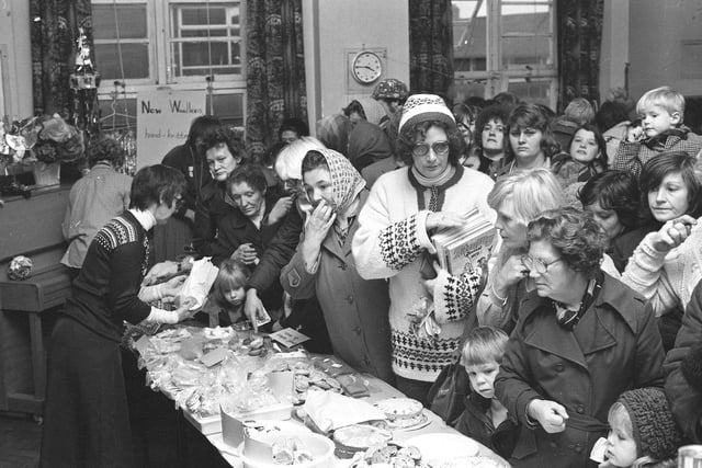 A bring and buy sale at Havelock Infant School helped to raise funds for the Blue Peter appeal to help refugees in Cambodia in 1979.
