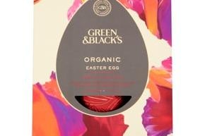 Another extra-large offering is this organic chocolate egg from luxury chocolatier Green & Black’s. It’s made with 70 per cent cocoa solids with crystallised ginger pieces - perfect for people who choose dark chocolate over milk every time. (Price: £10, Tesco)