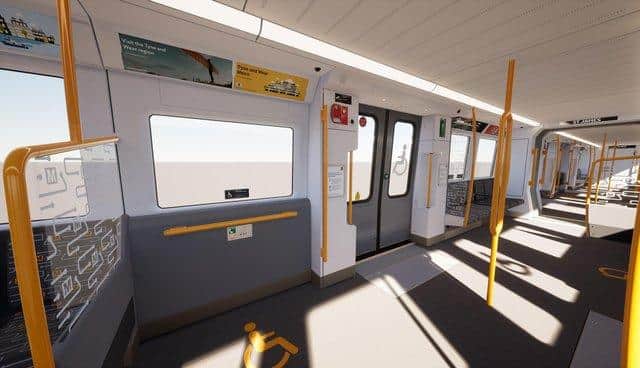 How the new trains will look inside