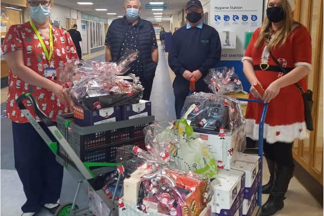Presents and hampers will be distributed over the Christmas season to those at Sunderland Royal Hospital.