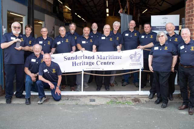 The volunteer group at Sunderland Maritime Heritage.