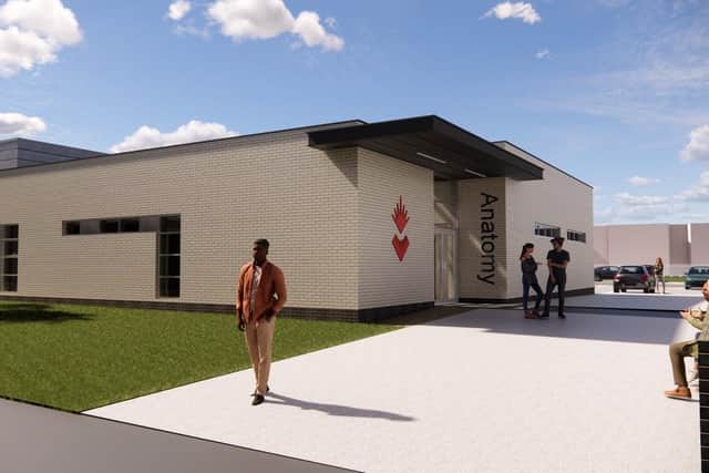 An artist's impression of new anatomy hub at University of Sunderland