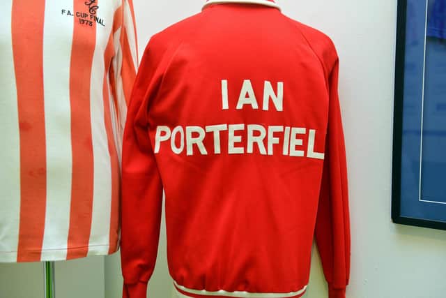 Ian Porterfield's 1973 tracksuit top was found in a Ukrainian charity shop