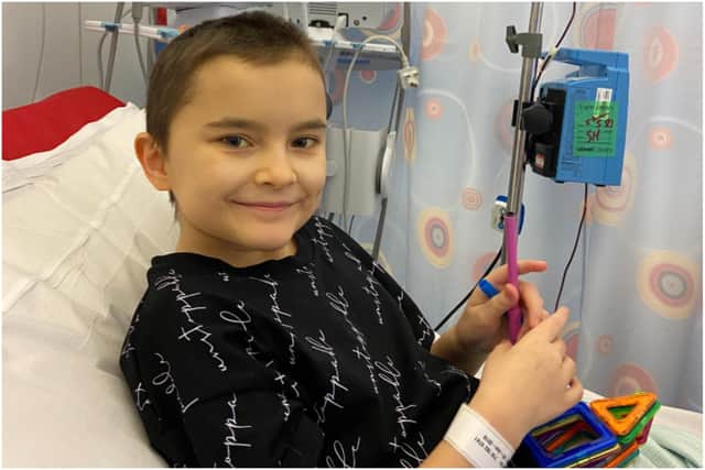 Brave youngster Chloe Gray has finally received a date for her life-saving stem cell transplant at the Royal Victoria Infirmary.