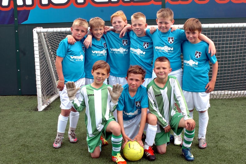 Hetton Lyons Primary, one of the teams in the final of the Hetton and Houghton Primary Schools Euro 2012 football tournament.