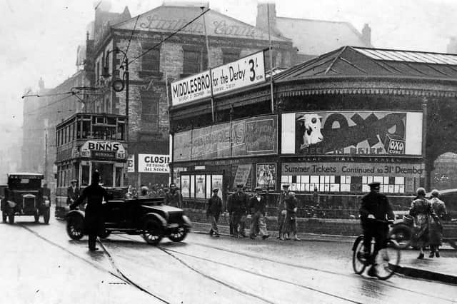 The North end of the station in High Street West in 1933. Photo: Sunderland Antiquarian Society.