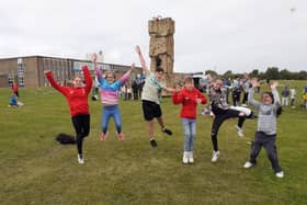 Pupils celebrate the end of Summer School with their Summer Fayre.