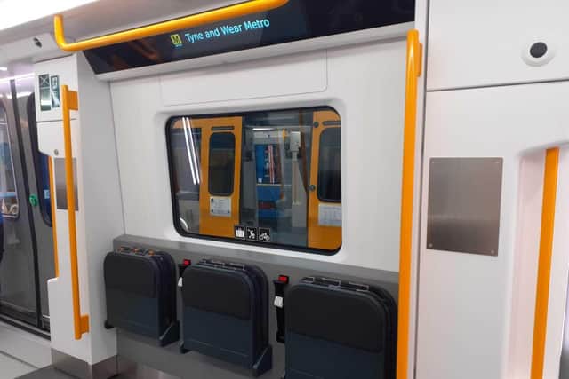 Inside the new Metro carriages