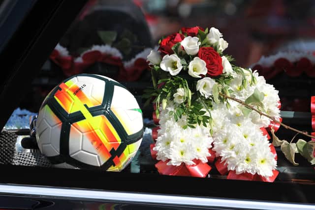 Hundreds of people came together to celebrate Richie's life at St Cecilia's Catholic Church in Sunderland in August 2019.