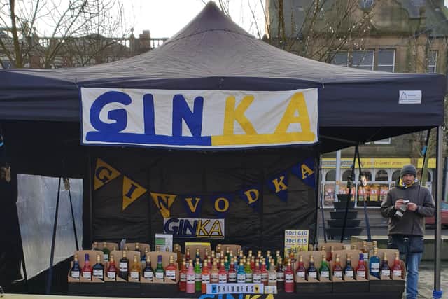 A Ginka gin stall.