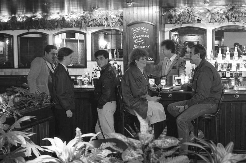 Propping up the bar at  Digby's in HIgh Street West, pictured in 1985. It got a shout out from plenty of readers as a favourite stop-off.
