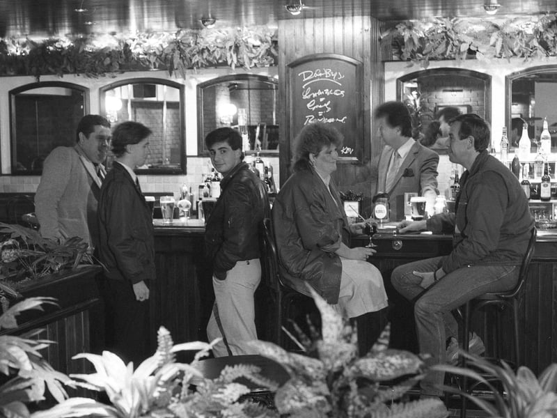 Propping up the bar at Digby's in HIgh Street West, pictured in 1985. It got a shout out from plenty of readers as a favourite stop-off.