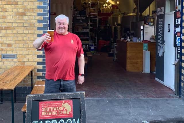 Southwark Brewery boss and SAFC fanatic Peter Jackson had more reasons than most to be delighted.