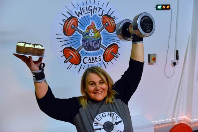 Olympic weightlifting athlete and coach Zoe Chandler ahead of the launch of the new Weights & Cakes business at her Nile Street studio.