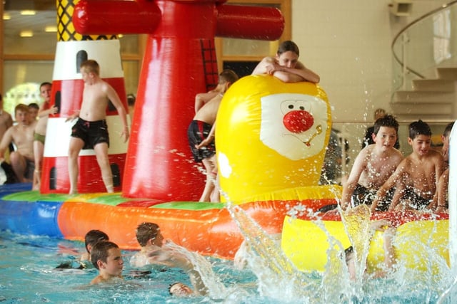 A fun day at the Raich Carter swimming pool in 2003. Does this bring back memories?