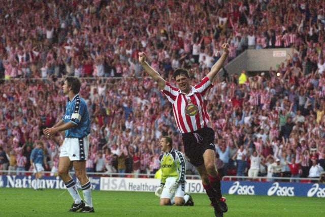 Niall Quinn's goal against Manchester City in August 1997 was the first to be scored at the SoL.