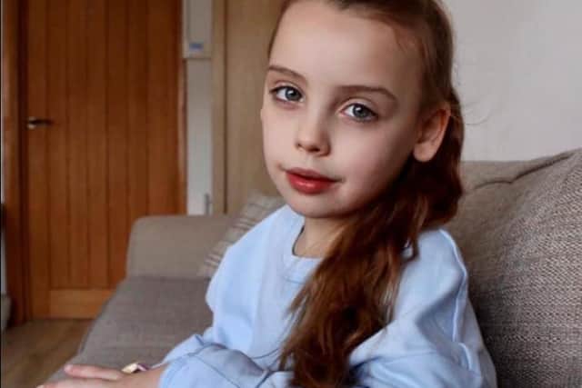 Chanel Murrish, who is now six-years-old, was diagnosed with her heart condition before she was born.